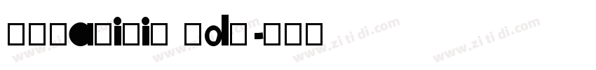 FZDaLiTiS Bold字体转换